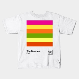 The Breeders / Minimalist Style Graphic Artwork Design Kids T-Shirt